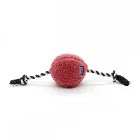 Bilde av Resploot Juggles Hundboll med Rep Röd Hund - Hundeleker - Tauleker