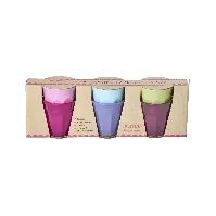 Bilde av Rice - 6 Melamine Espresso Cups Multicolor - Hjemme og kjøkken