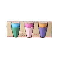 Bilde av Rice - 6 Melamine Espresso Cups Multicolored - Hjemme og kjøkken