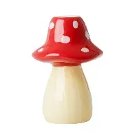 Bilde av Rice - Ceramic Candle Holder in Mushroom Shape Tall Assorted - Hjemme og kjøkken