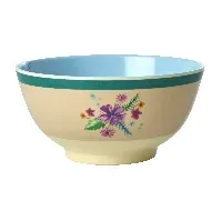 Bilde av Rice - Melamine Bowl with Arda Bloom Print - Medium - Hjemme og kjøkken