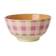 Bilde av Rice - Melamine Bowl with Check It Out Print - Medium - 700 ml - Hjemme og kjøkken