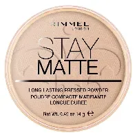 Bilde av Rimmel London Stay Matte Pressed Face Powder #005 Silky Beige 14g Sminke - Ansikt - Pudder