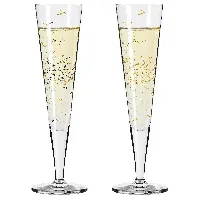 Bilde av Ritzenhoff Goldnacht champagneglass, 2 stk Champagneglass