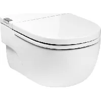 Bilde av Roca Meridian vegghengt toalett, integrert vanntank, hvit Baderom > Toalettet