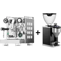Bilde av Rocket Appartamento espressomaskin hvit + Faustino kaffekvern Espressomaskin