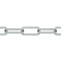 Bilde av Roliba kæde langleddet 3,0 mm - Kæde, langl. stål, elg. 3,0mm x 5 mtr. Verktøy & Verksted - Skruefester - Stålwire & låser
