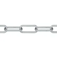 Bilde av Roliba kæde langleddet 5,0 mm - Kæde, langl. stål, elg. 5,0mm x 5 mtr. Verktøy & Verksted - Skruefester - Stålwire & låser