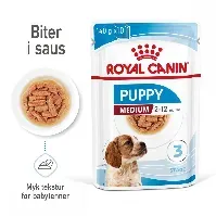 Bilde av Royal Canin medium Puppy våtfôr (10x140g) Hund - Hundemat - Våtfôr