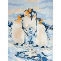 Bilde av Royal&Langnickel - Paint by Numbers Penguin Family (304114) - Leker