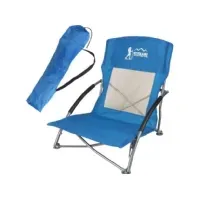 Bilde av Royokamp Turist- og strandstol med armlener 55x58x64 sammenleggbar blå Utendørs - Camping - Borde/Stoler