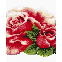 Bilde av Ryematte Nydelig rose Strikking, pynt, garn og strikkeoppskrifter
