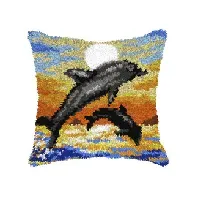 Bilde av Ryepute Delfiner Strikking, pynt, garn og strikkeoppskrifter