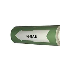 Bilde av Rørmærkning 160mm x 10m - lys grøn *N-gas* Rørlegger artikler - Verktøy til rørlegger - Isolasjon