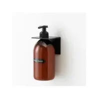 Bilde av Sæbeholder til væg sort 1 flaske Rengjøring - Personlig Pleie - Såpe & dispensere