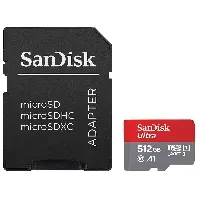 Bilde av SANDISK - MicroSDXC Mobil Ultra 512GB 150MB/s UHS-I Adap - S - Elektronikk