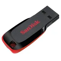 Bilde av SANDISK SanDisk USB-minne 2.0 Blade 64GB USB-minne,Tilbehør til datamaskiner