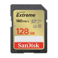 Bilde av SANDISK Sandisk Extreme SDXC 128GB Minnekort,Elektronikk,Minnekort