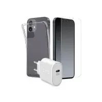 Bilde av SBS oplader, cover og beskyttelsesglas-kit til iPhone 14 / 13® Tele & GPS - Mobiltelefoner - Alle mobiltelefoner