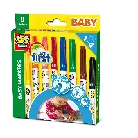 Bilde av SES Creative - Baby markers, 8 colours - (S00299) - Leker