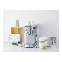 Bilde av SEVERIN Espresa Plus KA 5995 - Kaffemaskin med cappuccinatore - 15 bar - børstet rustfritt stål / svart Kjøkkenapparater - Kaffe - Espressomaskiner