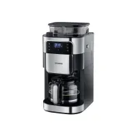 Bilde av SEVERIN KA 4813 - Kaffemaskin - 10 kopper - børstet rustfritt stål / svart Kjøkkenapparater - Kaffe - Kaffemaskiner