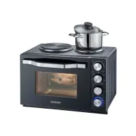 Bilde av SEVERIN TO 2074 - Elektrisk ovn med varmeplater - konveksjon - 30 liter - 2500 W - svart Hvitevarer - Platetopper - Frittstående kokeplater