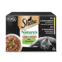 Bilde av SHEBA Nature's Collection Mix - vådfoder til katte - 8x85g Kjæledyr - Katt - Kattefôr