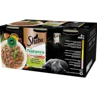 Bilde av SHEBA udvalg af smagsvarianter i sauce - vådfoder til katte - 6x400g Kjæledyr - Katt - Kattefôr