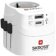 Bilde av SKROSS SKROSS World Adapter Pro Light USB-C + USB-A Adaptere og omformere,Kablar,Elektronikk,Strøm