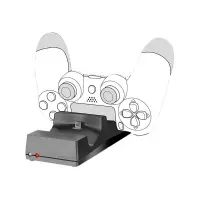 Bilde av SPEEDLINK JAZZ USB Charger - Ladestativ - 2 utgangskontakter - svart - for Sony PlayStation 4 Gaming - Spillkonsoller - Playstation 5