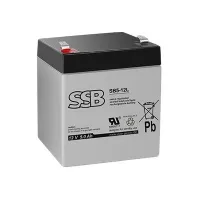 Bilde av SSB SB 5-12L SSB battery 12V/5Ah T2 - 6.3 mm faston PC & Nettbrett - UPS - Erstatningsbatterier