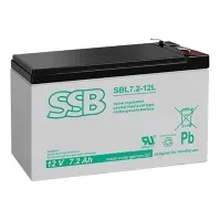 Bilde av SSB SBL 7.2-12L - UPS-batteri - 1 x batteri - blysyre - 7.2 Ah PC & Nettbrett - UPS - Erstatningsbatterier