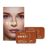 Bilde av SWATI - Coloured Contact Lenses 1 Months - Bronze - Skjønnhet