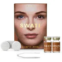 Bilde av SWATI - Coloured Contact Lenses 6 Months - Bronze - Skjønnhet