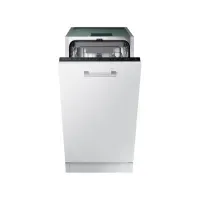 Bilde av Samsung DW50R4050BB, Fullstendig innebygget, Slimline (45 cm), Hvit, Blå, Skuff, Rustfritt stål Hvitevarer - Oppvaskemaskiner - Smal oppvaskmaskin (45 cm.)