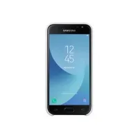 Bilde av Samsung Dual Layer Cover EF-PJ330 - Baksidedeksel for mobiltelefon - hvit - for Galaxy J3 (2017) Tele & GPS - Mobilt tilbehør - Deksler og vesker