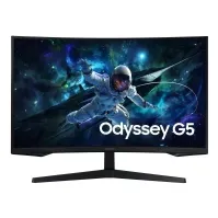 Bilde av Samsung Odyssey G5 S32CG552EU - G55C Series - LED-skjerm - gaming - kurvet - 32 - 2560 x 1440 QHD @ 165 Hz - VA - 300 cd/m² - 2500:1 - HDR10 - 1 ms - HDMI, DisplayPort - svart Gaming - Spillkonsoll tilbehør - Diverse