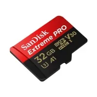 Bilde av SanDisk Extreme Pro - Flashminnekort (microSDXC til SD-adapter inkludert) - 32 GB - A1 / Video Class V30 / UHS-I U3 - 667x - microSDHC UHS-I Foto og video - Foto- og videotilbehør - Minnekort
