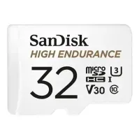 Bilde av SanDisk High Endurance - Flashminnekort (microSDHC til SD-adapter inkludert) - 32 GB - Video Class V30 / UHS-I U3 / Class10 - microSDHC UHS-I Foto og video - Foto- og videotilbehør - Minnekort
