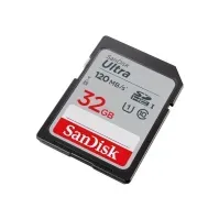 Bilde av SanDisk Ultra, 32 GB, SDHC, Klasse 10, UHS-I, 120 MB/s, Klasse 1 (U1) Foto og video - Foto- og videotilbehør - Minnekort