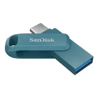 Bilde av SanDisk Ultra Dual Drive Go - USB-flashstasjon - 256 GB - USB 3.2 Gen 1 / USB-C - navagio-brønn PC-Komponenter - Harddisk og lagring - USB-lagring