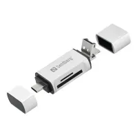 Bilde av Sandberg - Kortleser (SD, microSD) - micro USB / USB / USB-C Foto og video - Foto- og videotilbehør - Kortlesere
