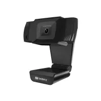 Bilde av Sandberg USB Webcam - indbygget stereomikrofon - USB 2.0 - perfekt til onlinemøder PC tilbehør - Skjermer og Tilbehør - Webkamera