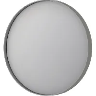 Bilde av Sanibell Ink SP17 speil med lys, dimbar, duggfri, børstet rustfritt stål, Ø40 cm Baderom > Innredningen