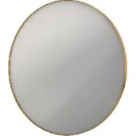 Bilde av Sanibell Ink SP17 speil med lys, dimbar, duggfri, gull, Ø120 cm Baderom > Innredningen