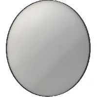Bilde av Sanibell Ink SP17 speil med lys, dimbar, duggfri, sort, Ø120 cm Baderom > Innredningen