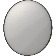 Bilde av Sanibell Ink SP17 speil med lys, dimbar, duggfri, sort, Ø60 cm Baderom > Innredningen