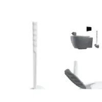 Bilde av Sanimaid Seoul toiletbørste - Hvid væghængt. Hygiejnisk og antibakteriel. 1 stk Rørlegger artikler - Baderommet - Baderomstilbehør