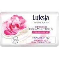 Bilde av Sarantis Luksja Kremet og myk glattende kremet såpe Rose og melkeproteiner 90 g Hudpleie - Kroppspleie - Dusjsåpe
